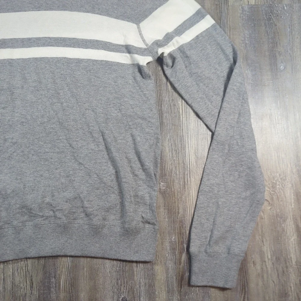 FootJoy x Todd Snyder Sweater Men's Small Grey White Striped Cashmere Blend